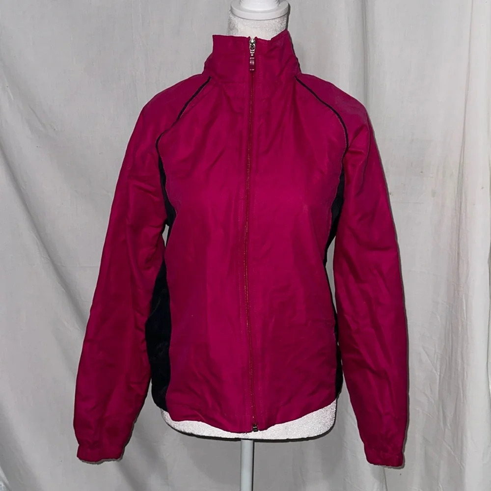 pink & gray Danskin Now athletic jacket size small
